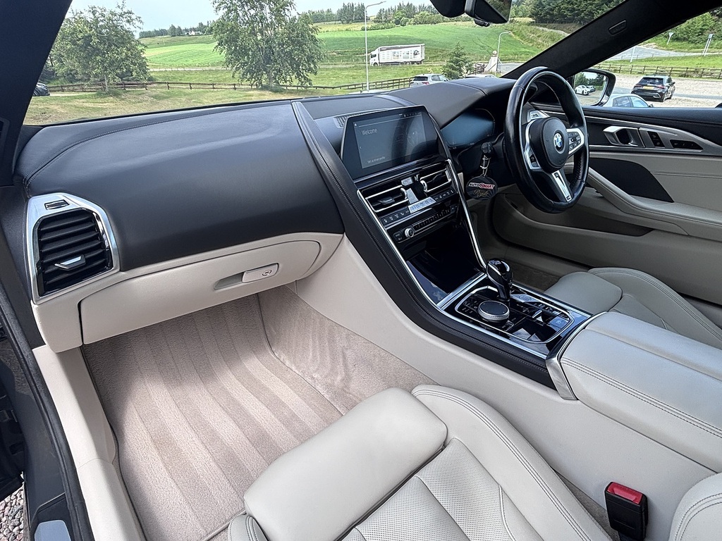 BMW 8 Series 840I Gran Coupe Blue #19