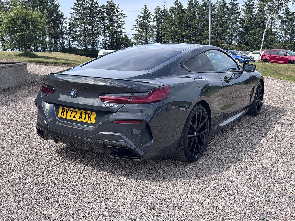 BMW 8 Series Coupe Grey #4