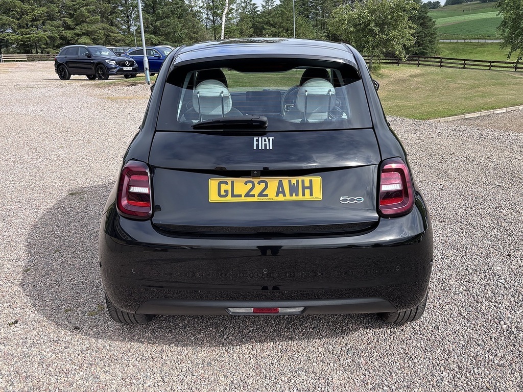 Fiat 500E Hatchback Black #6