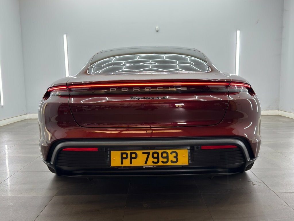 Porsche Taycan Saloon Red #5