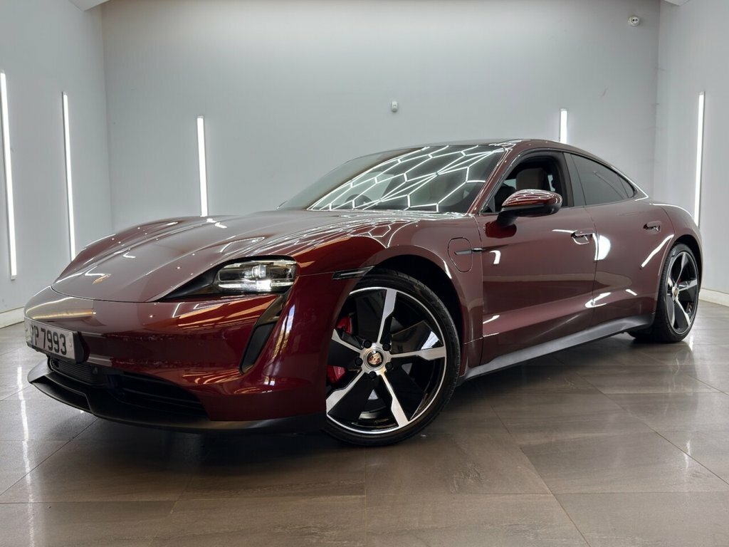 Porsche Taycan Saloon Red #3