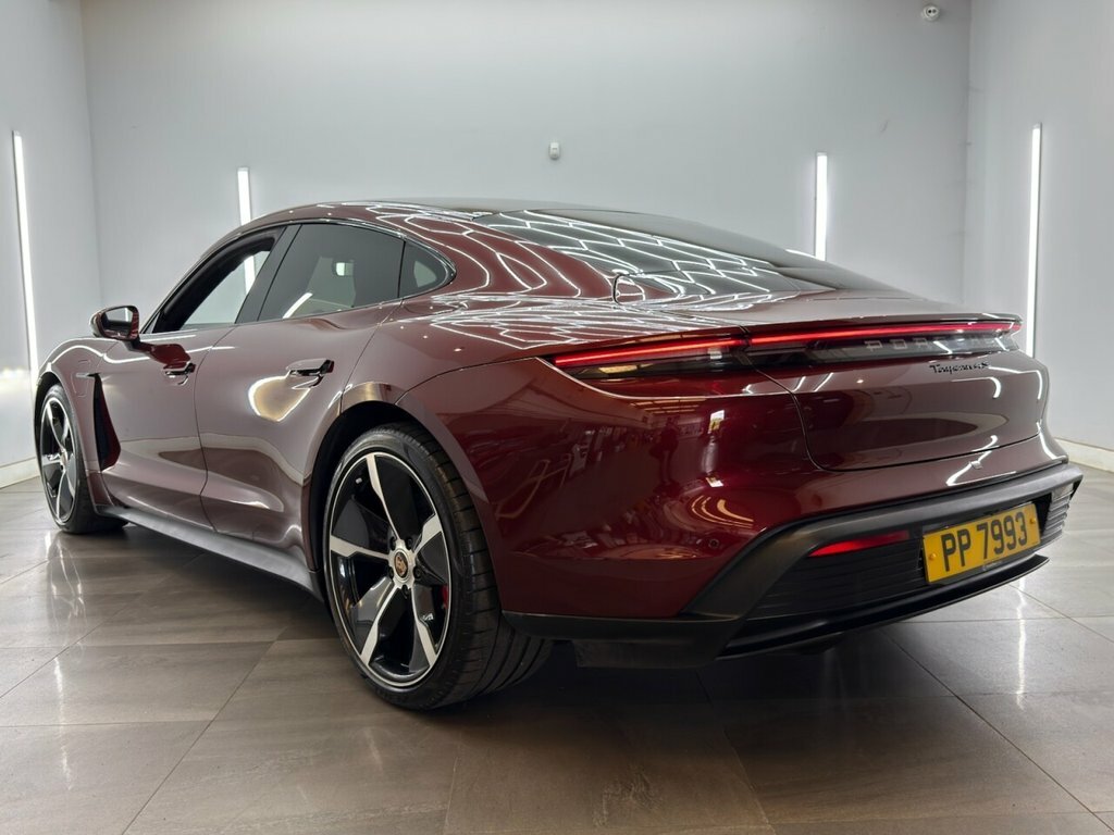 Porsche Taycan Saloon Red #6