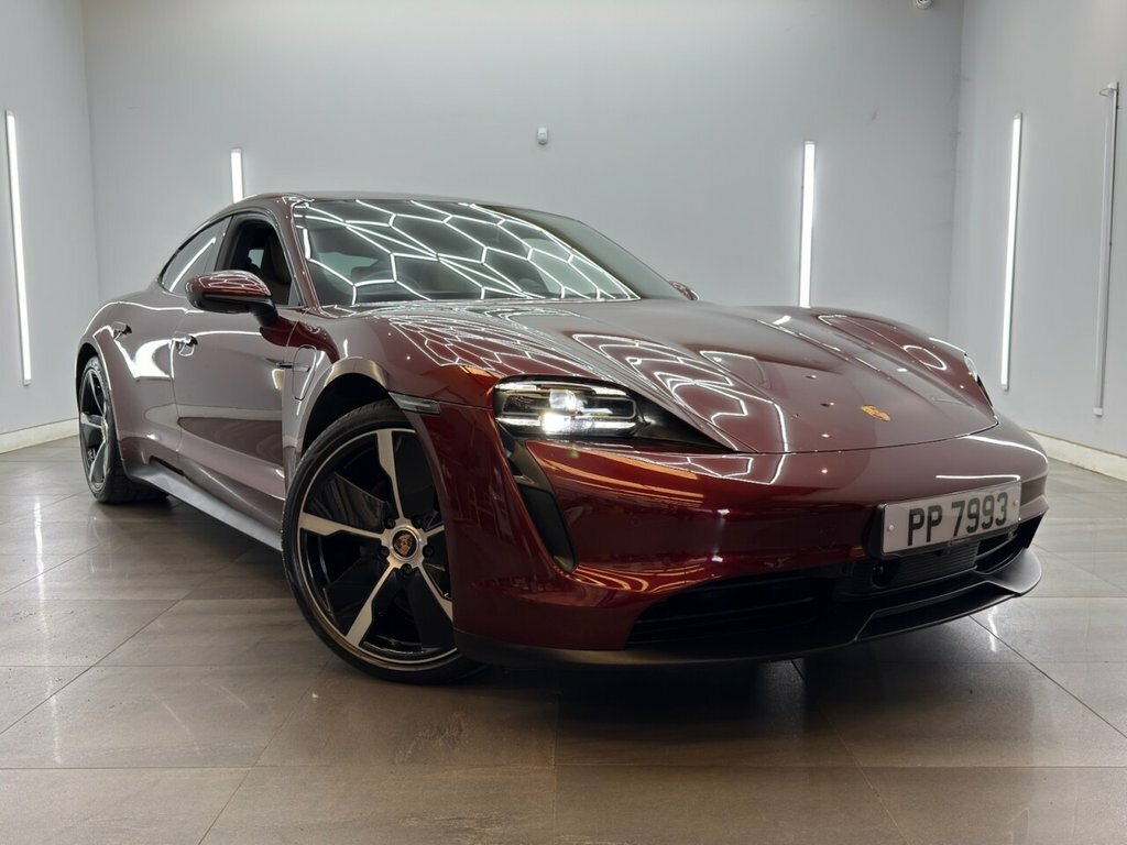 Porsche Taycan Saloon Red