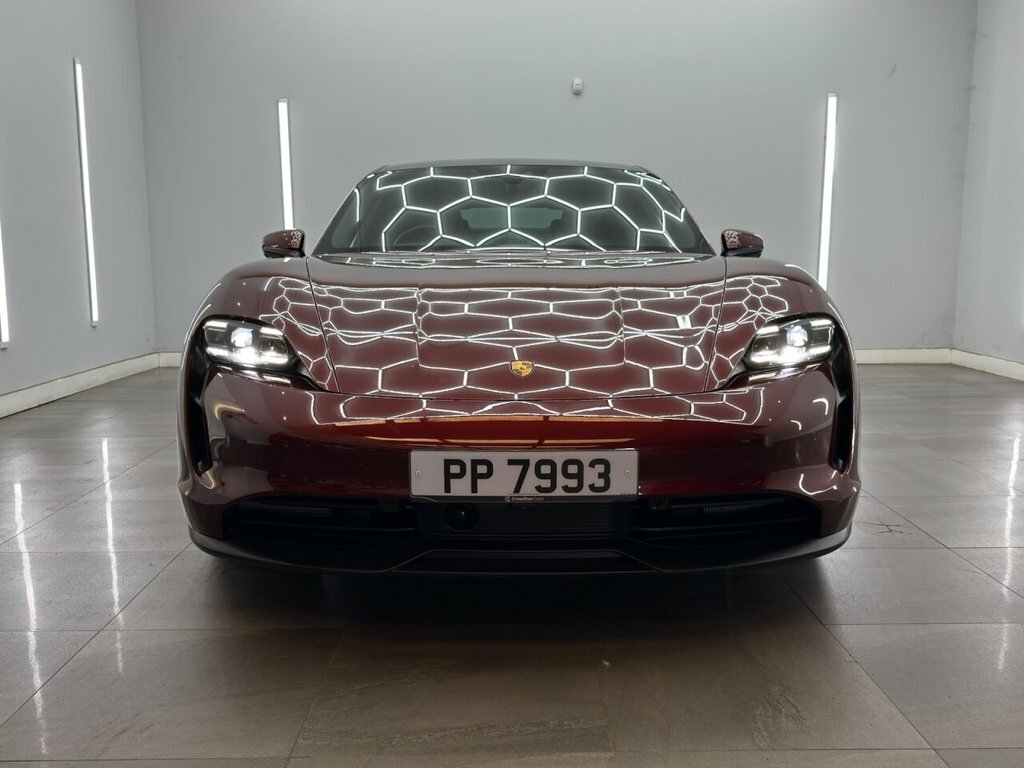 Porsche Taycan Saloon Red #2
