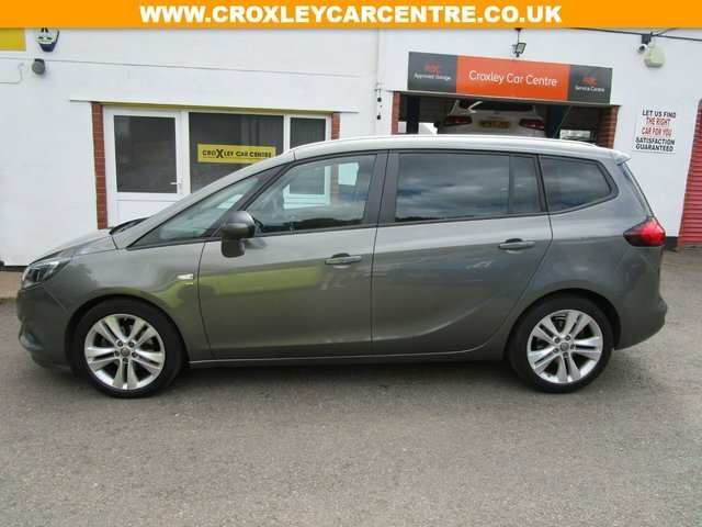 Vauxhall Zafira Tourer 1.4I Turbo Sri Nav Mpv Euro 6 140 Grey #4