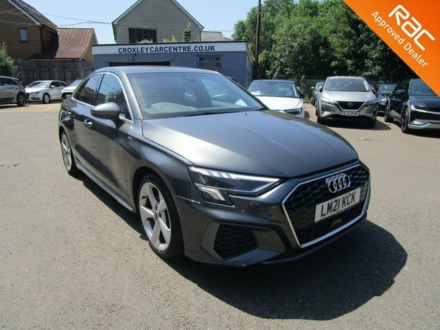 Audi A3 1.5 Tfsi 35 S Line Saloon S Tronic Euro Grey
