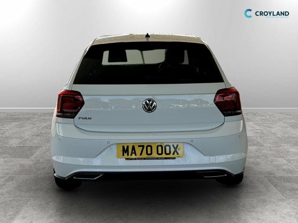 Volkswagen Polo 1L R-line MA70OOX White #4
