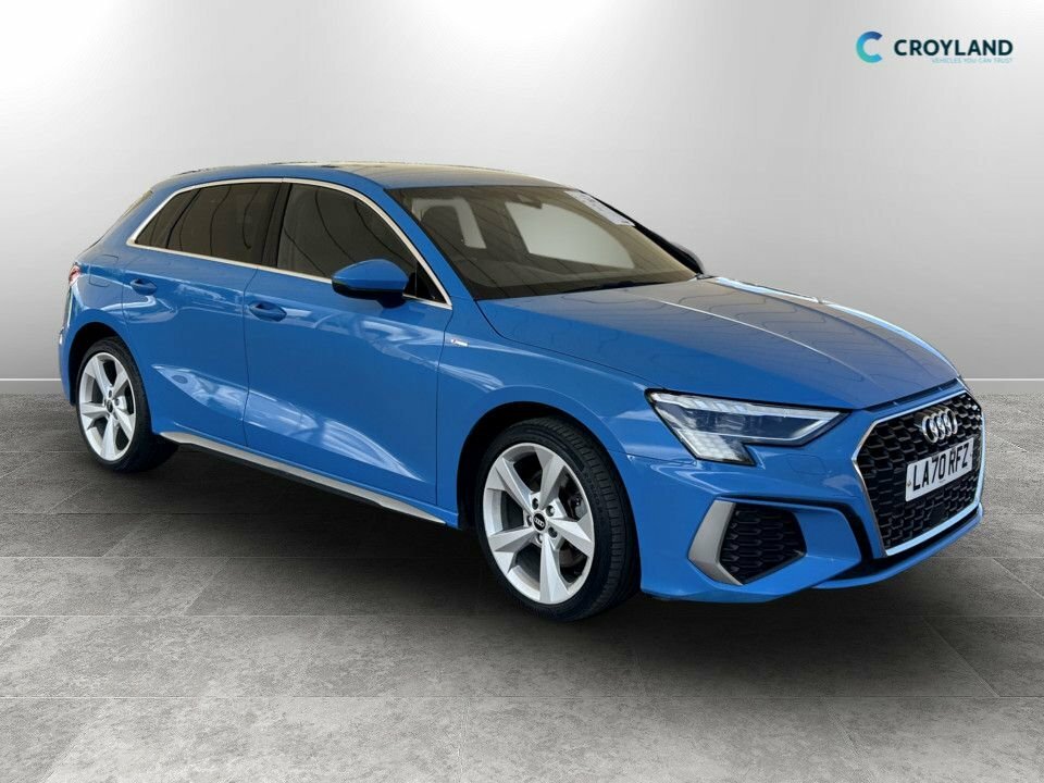 Audi A3 1L S Line Blue