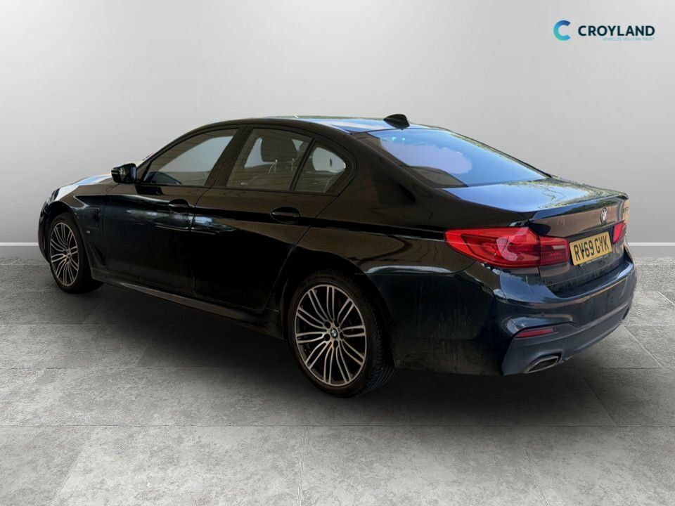 BMW 5 Series 2L M Sport RV69GYK Black #3