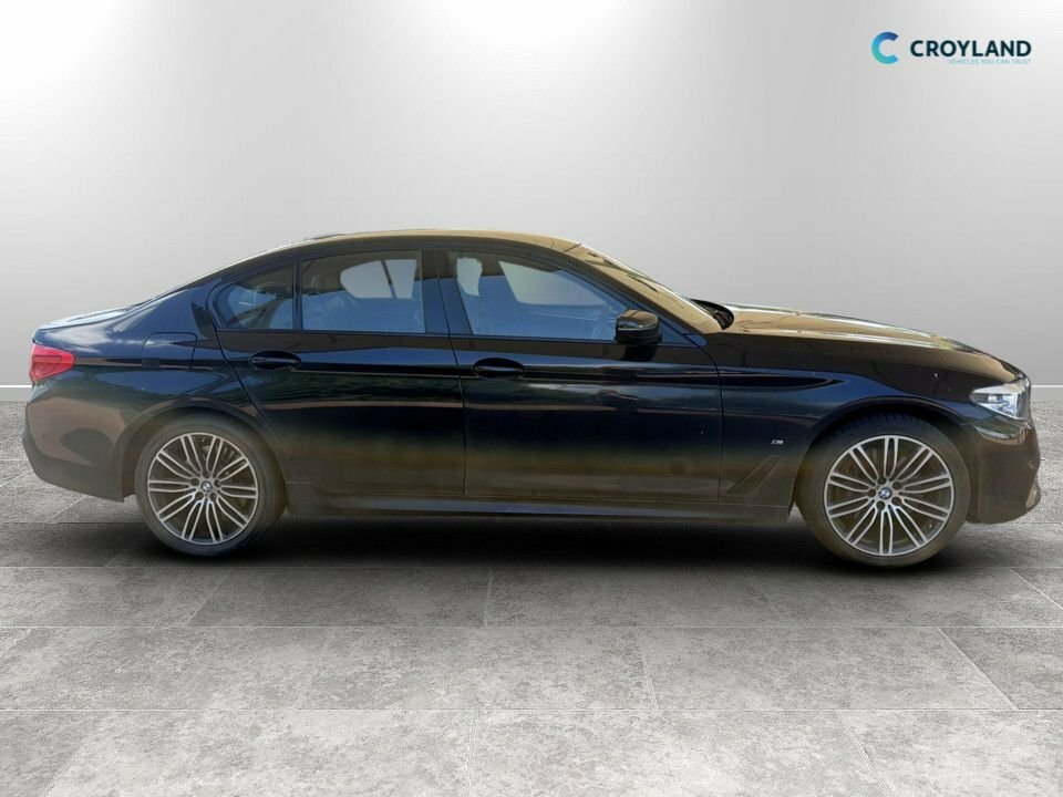 BMW 5 Series 2L M Sport RV69GYK Black #2