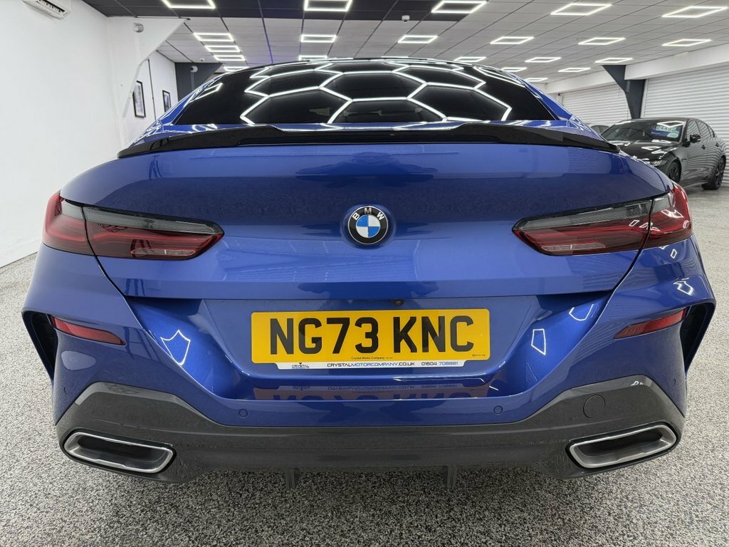 BMW 8 Series Gran Coupe 3L M Sport NG73KNC Blue #4