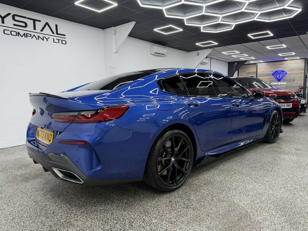 BMW 8 Series Gran Coupe 3L M Sport NG73KNC Blue #3