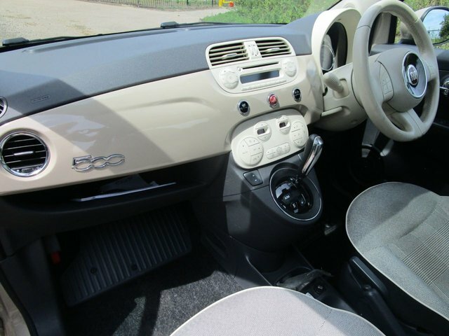 Fiat 500 Hatchback EU65UCJ Brown #5