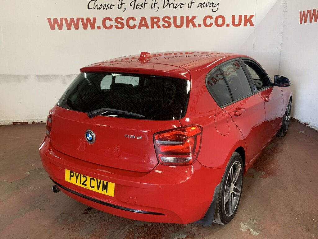 BMW 1 Series 2.0 118D Sport 5-Door Red