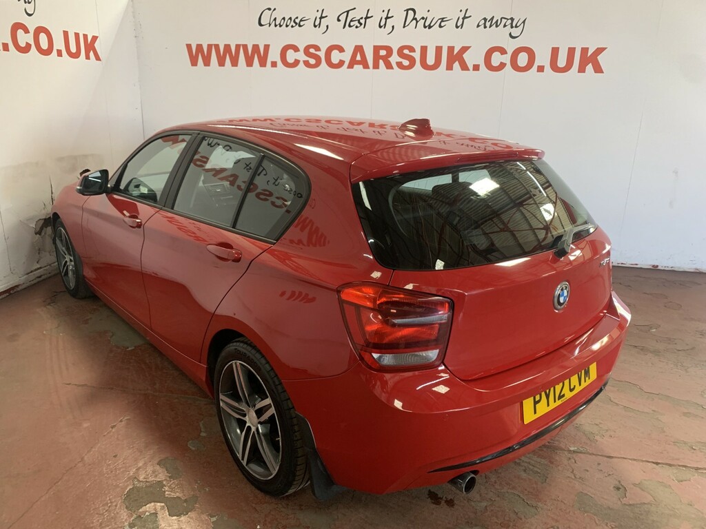 BMW 1 Series 2.0 118D Sport 5-Door Red #4