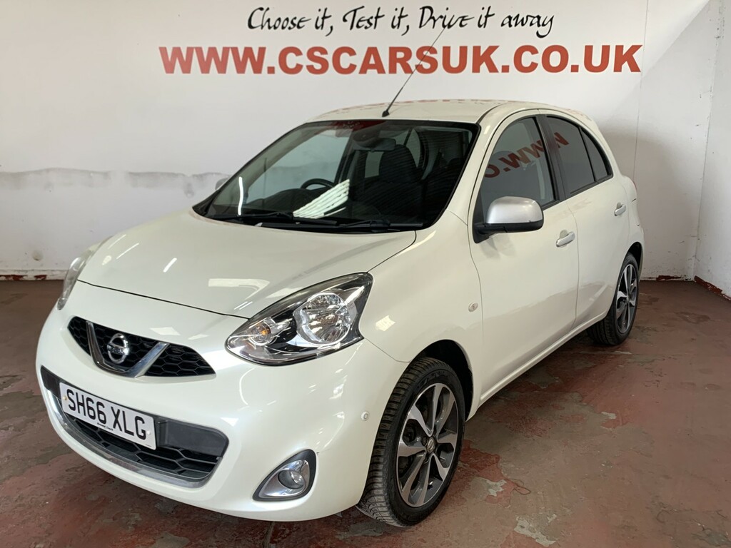 Nissan Micra 1.2 N-tec White #4
