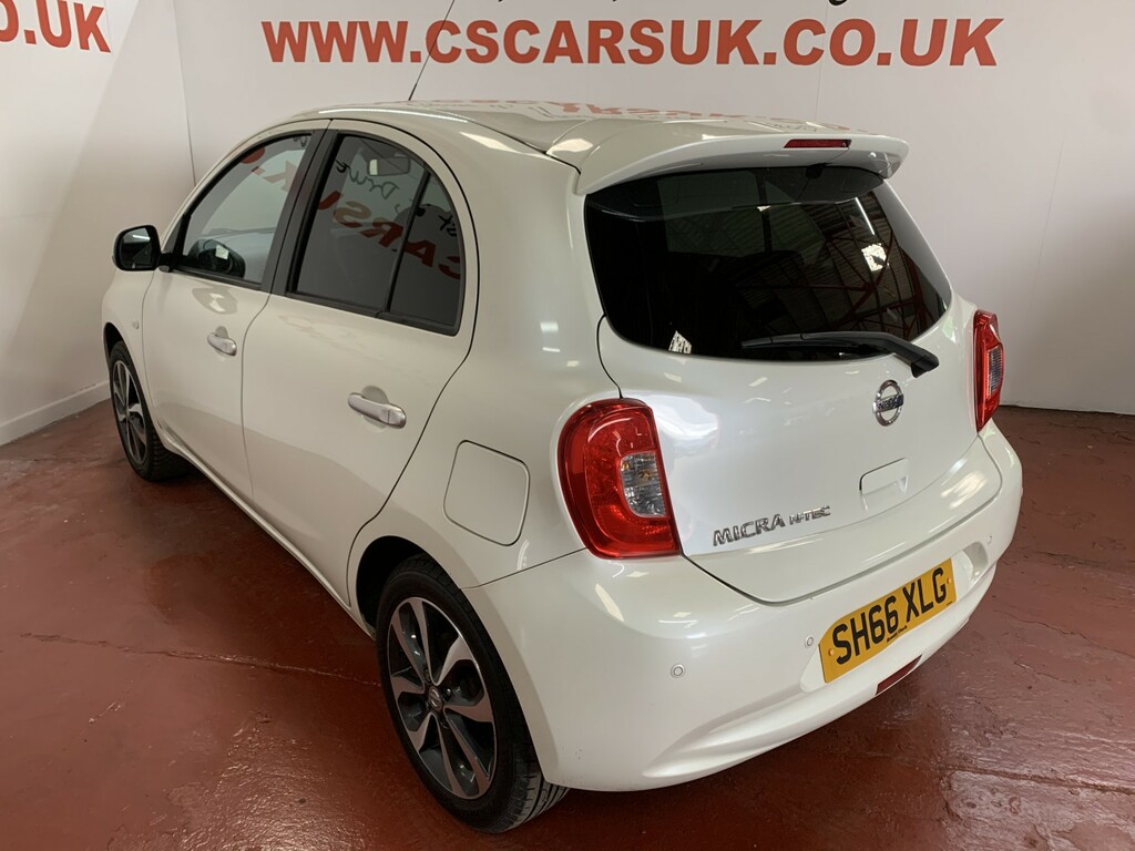 Nissan Micra 1.2 N-tec White #5