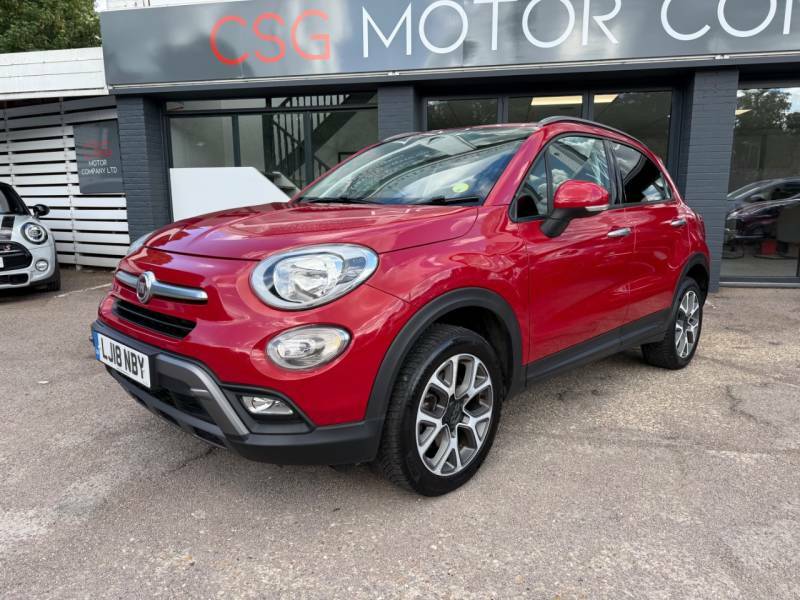 Fiat 500X 500X Cross Multijet 4X4 - Fsh - Air Con - Bluetoot LJ18NBY Red
