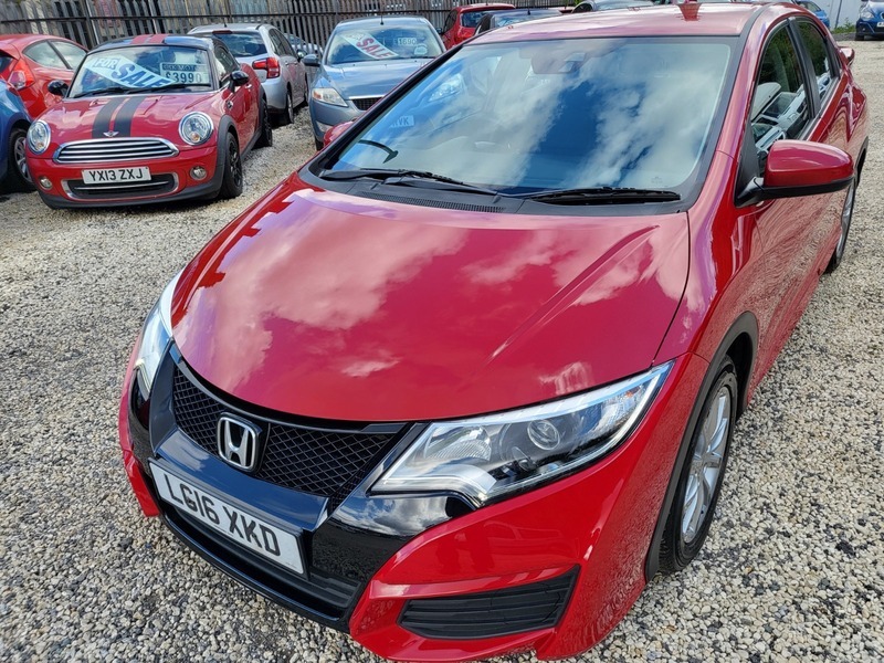 Honda Civic I-vtec S Red #3