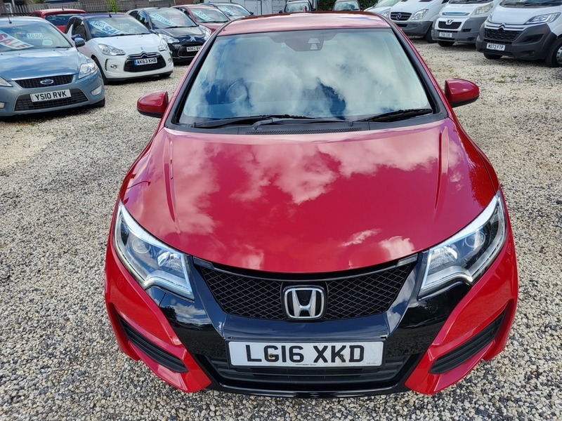 Honda Civic I-vtec S Red #5