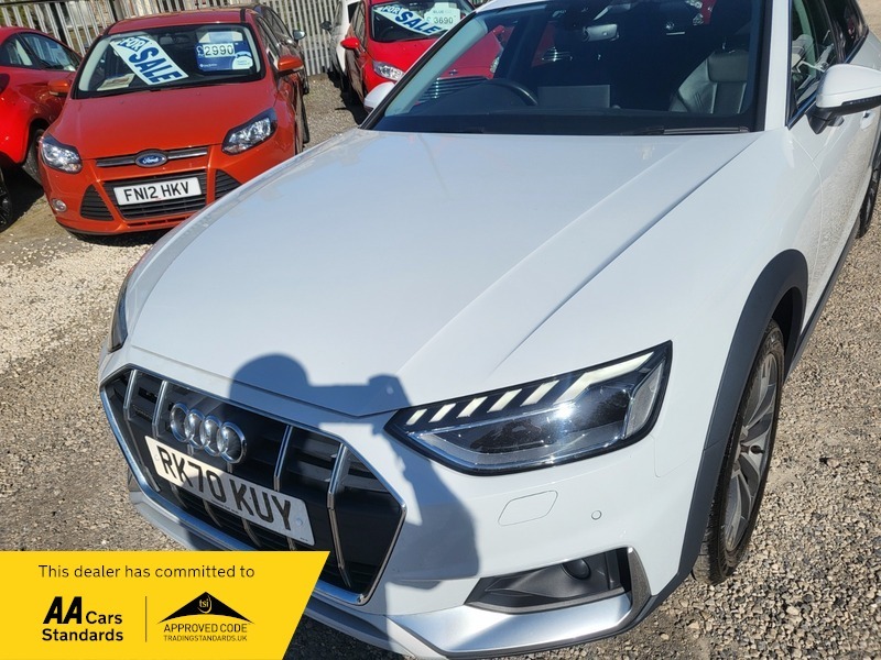 Audi A4 Allroad Tdi Quattro Sport White #3