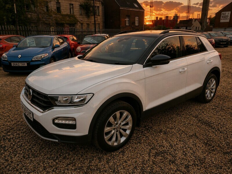 Volkswagen T-Roc Se Tdi Dsg White #2