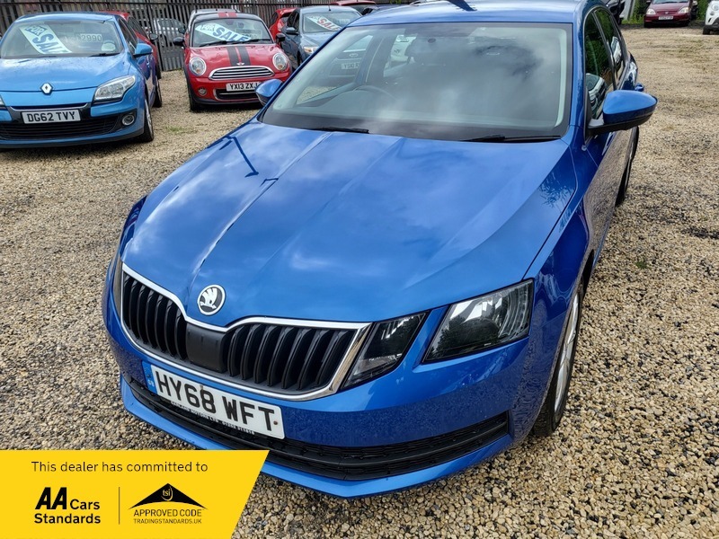 Skoda Octavia S Tdi HY68WFT Blue #3