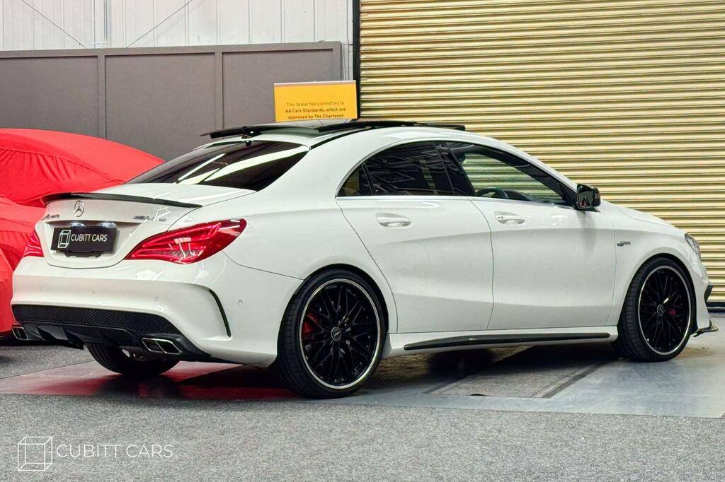 Mercedes-Benz CLA Class 2.0 Cla45 Amg Coupe 7G-dct 4Matic Euro 6 Ss White #4