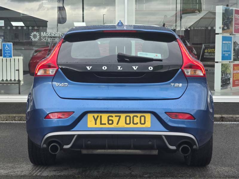 Volvo V40 T2 122 R Design Nav Plus - 2017 67 YL67OCO Blue #6