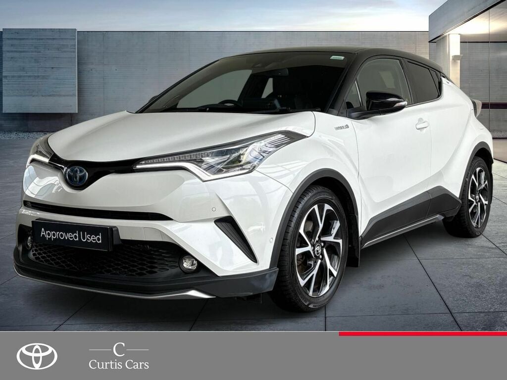 Toyota C-Hr 1.8 Vvt-h Dynamic Cvt Euro 6 Ss White #3