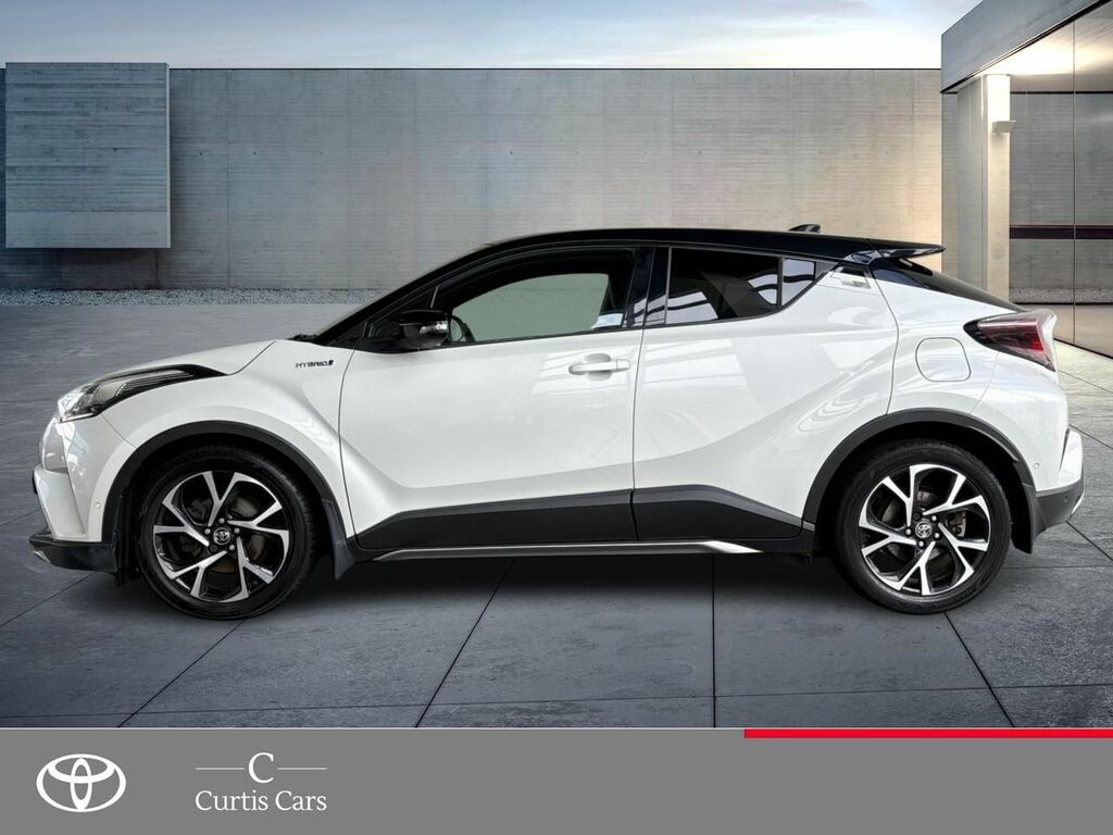 Toyota C-Hr 1.8 Vvt-h Dynamic Cvt Euro 6 Ss White #4