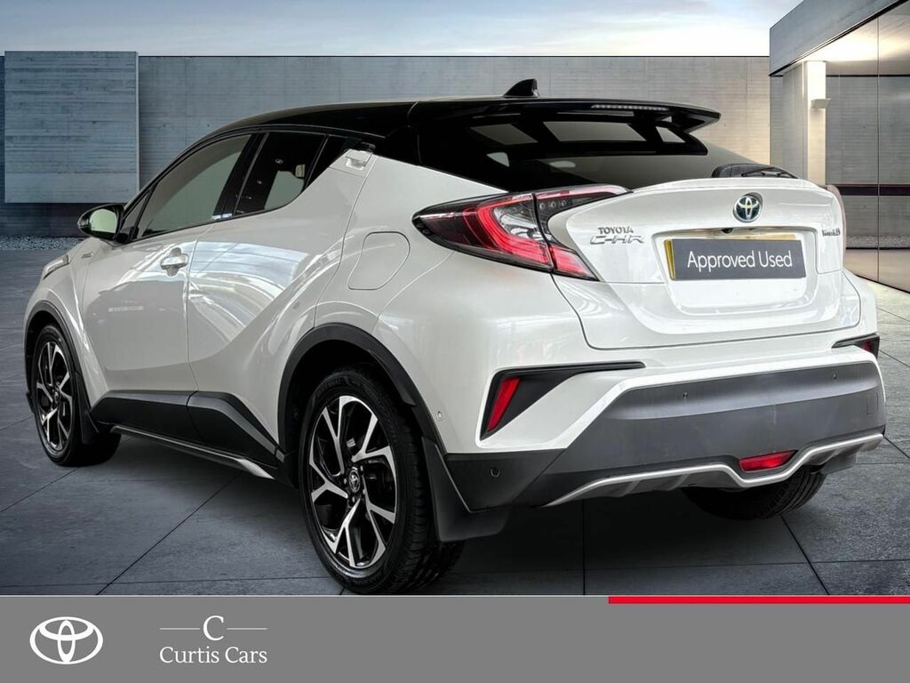 Toyota C-Hr 1.8 Vvt-h Dynamic Cvt Euro 6 Ss White #5