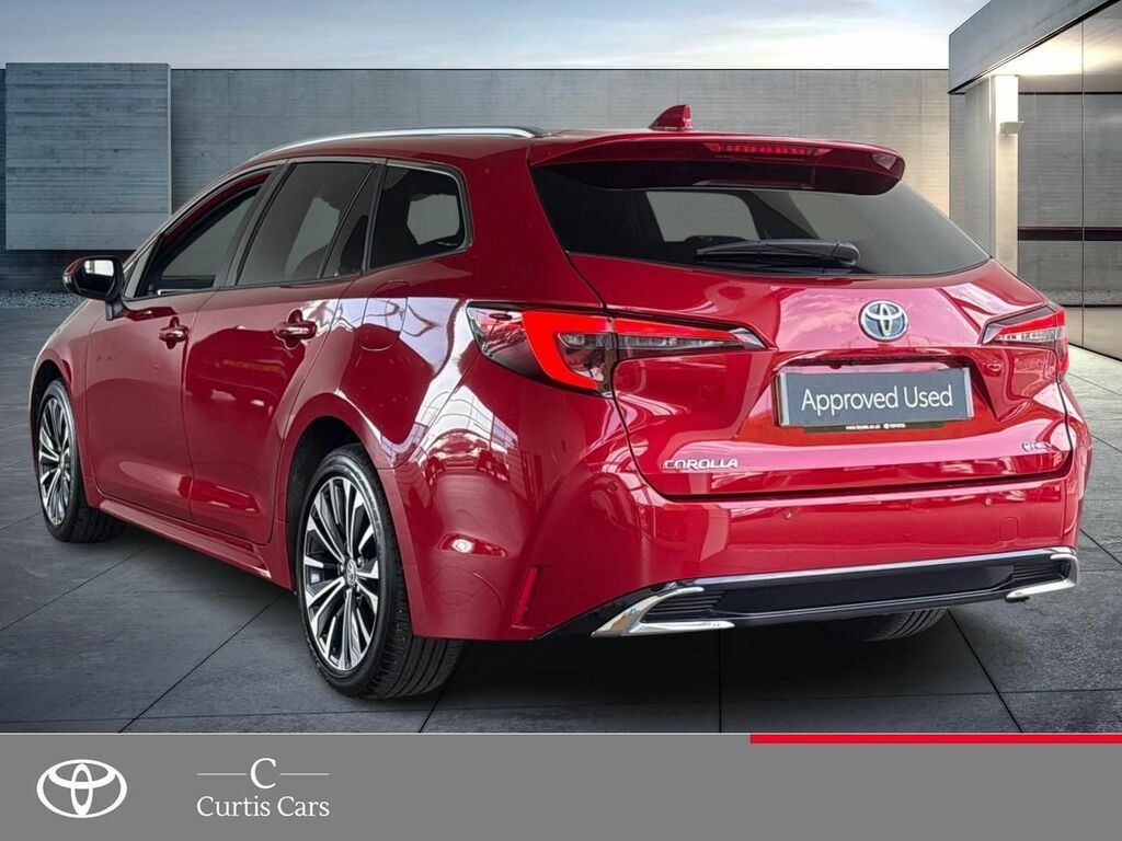 Toyota Corolla 1.8 Vvt-h Design Touring Sports Cvt Euro 6 Ss 5 Red #5