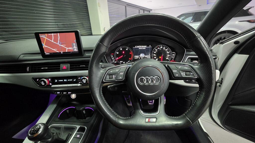 Audi A4 S Line White #2