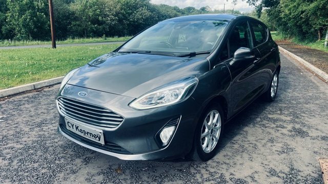 Ford Fiesta Ecoboost Zetec Hatchback NL18HAA Grey