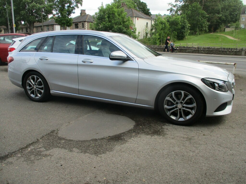 Mercedes-Benz C Class 2.1 C220d Sport Estate 7G-tronic Euro Silver