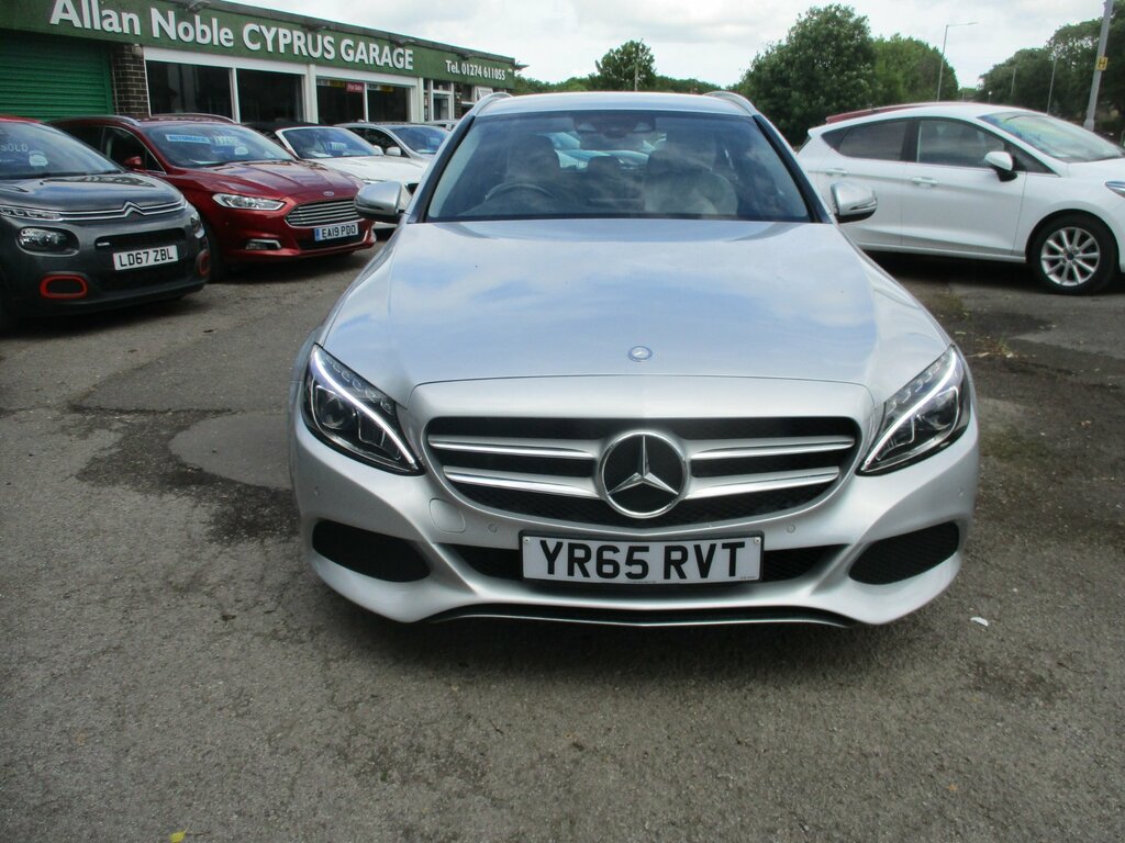 Mercedes-Benz C Class 2.1 C220d Sport Estate 7G-tronic Euro YR65RVT Silver #6
