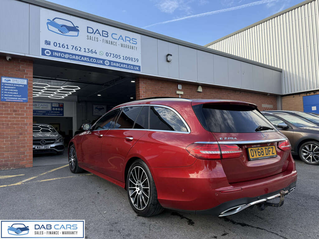 Mercedes-Benz E Class 2.0 E 220 D Amg Line Premium Red #2