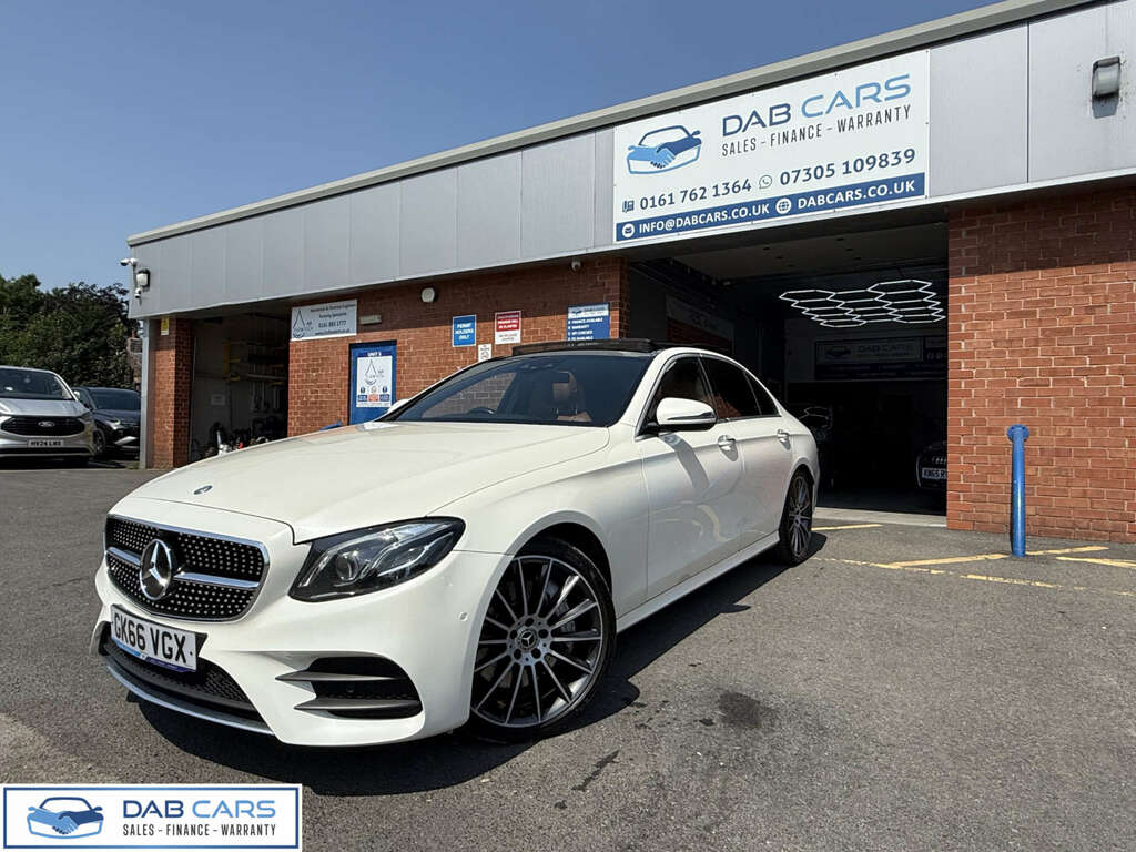 Mercedes-Benz E Class 3.0 E 350 D Amg Line Premium White #5