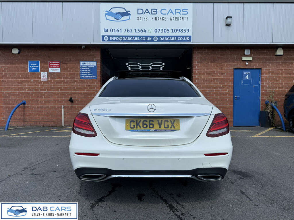 Mercedes-Benz E Class 3.0 E 350 D Amg Line Premium White #6