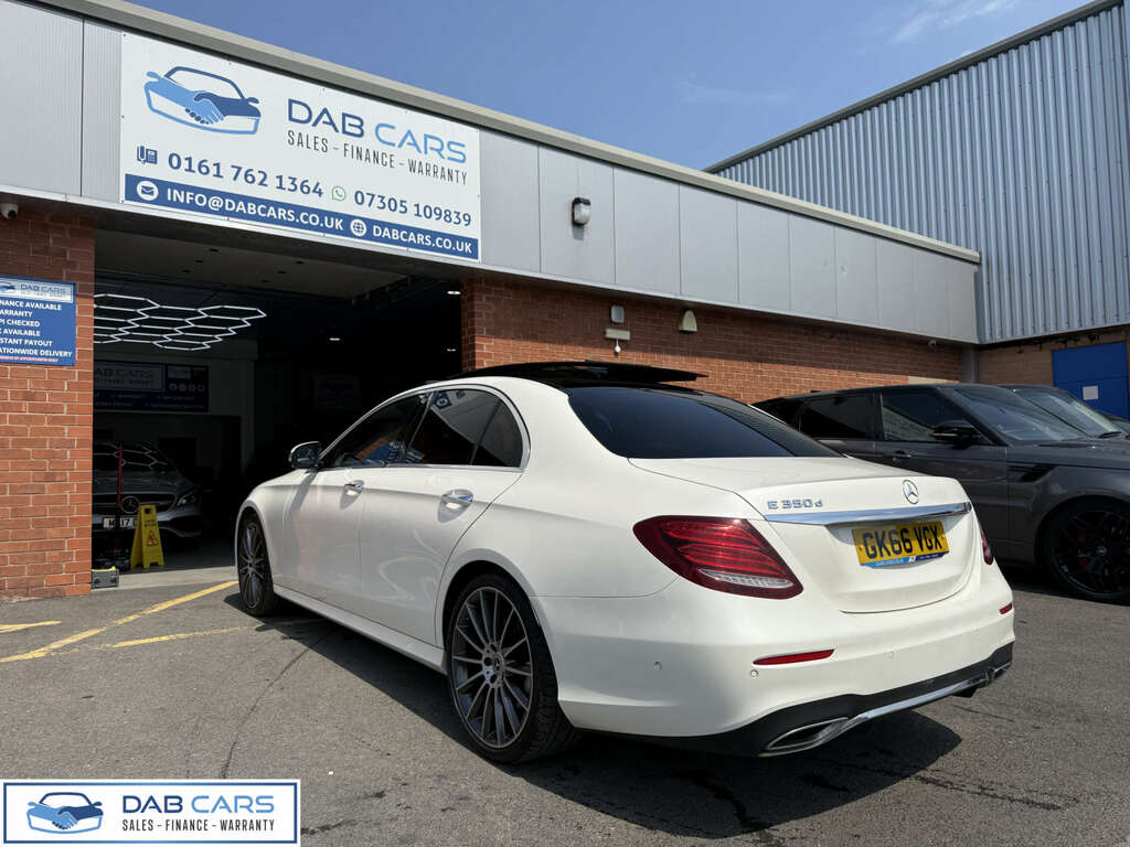 Mercedes-Benz E Class 3.0 E 350 D Amg Line Premium White #2