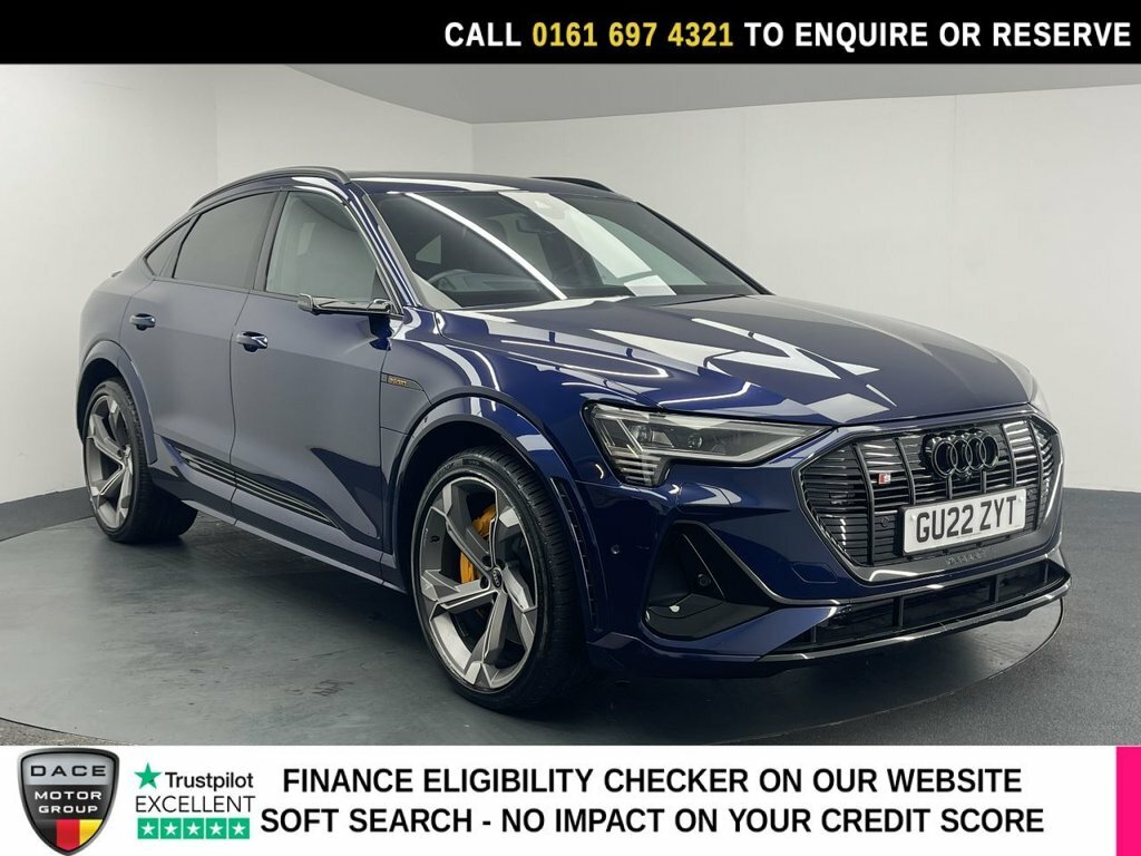 Audi E-Tron S Suv Blue