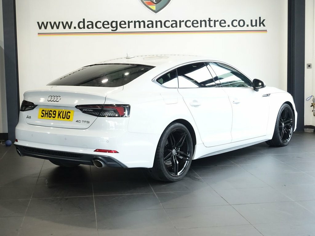 Audi A5 2L S Line SH69KUG White #4
