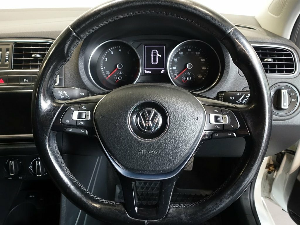 Volkswagen Polo 1.2L Match Edition LJ02JAZ White #3