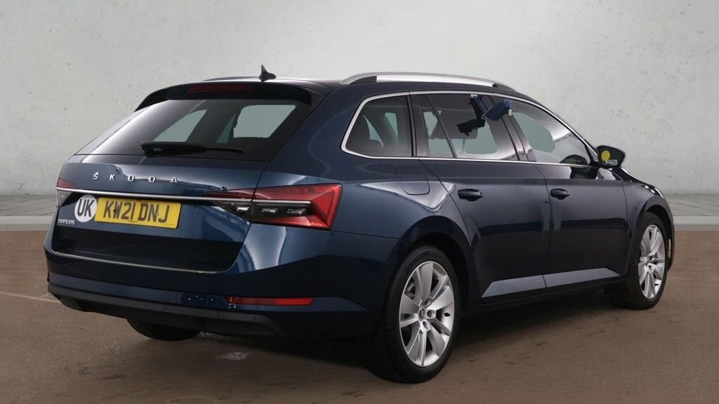 Skoda Superb 2L Se L Blue #4