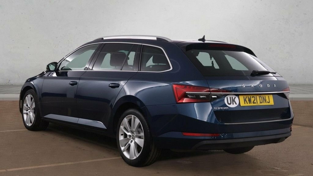 Skoda Superb 2L Se L Blue #3