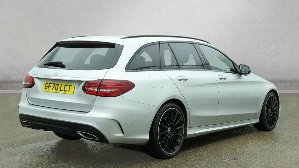 Mercedes-Benz C Class Amg Line Blue #4