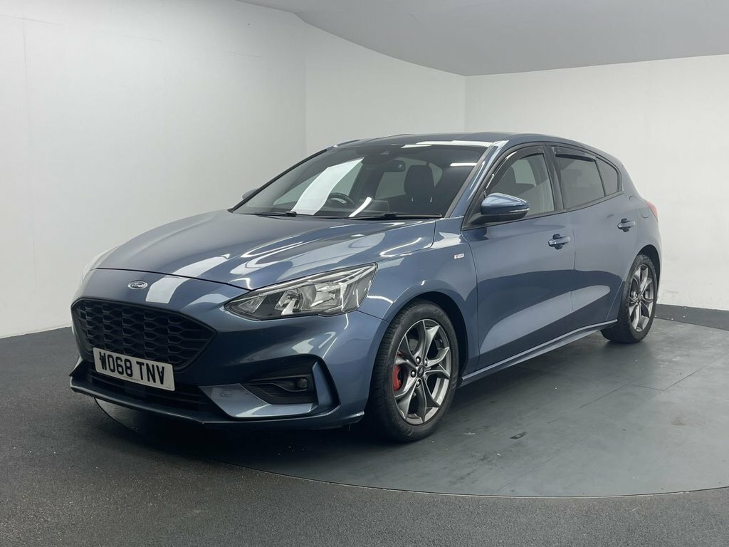 Ford Focus 1L St-line WO68TNV Blue #5