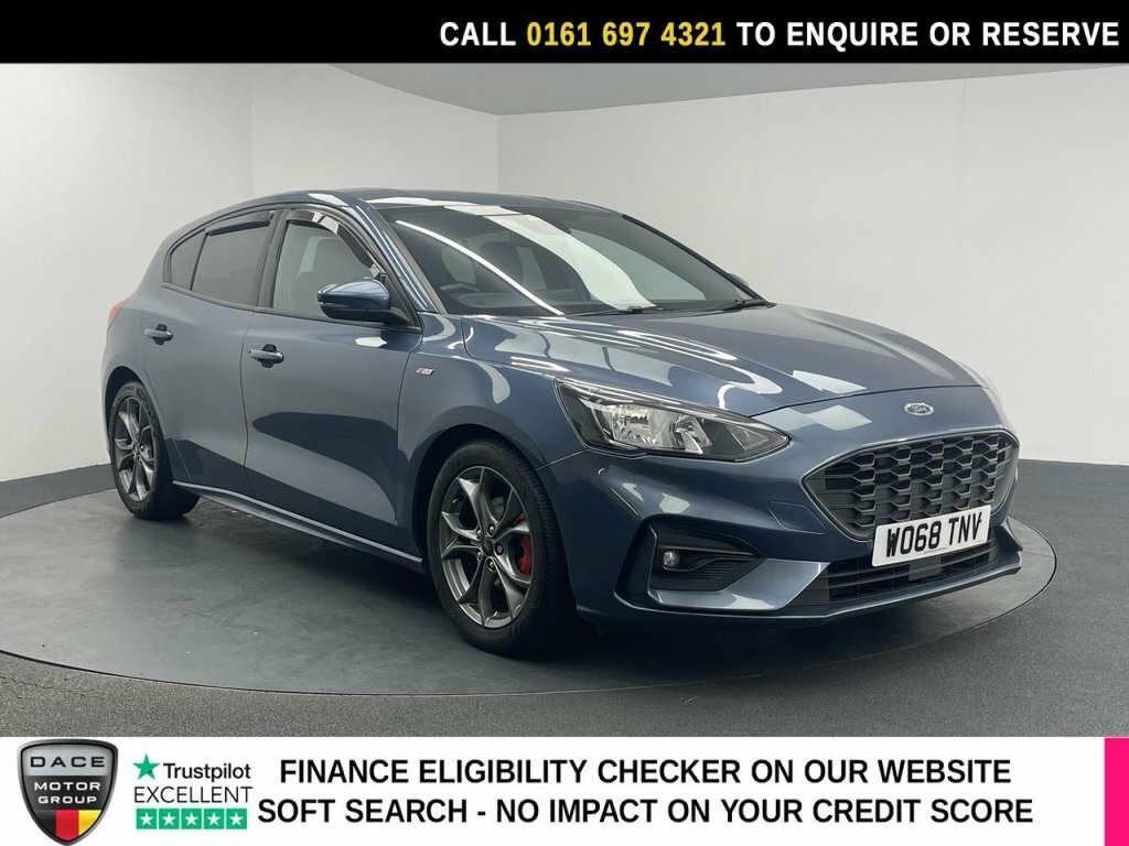 Ford Focus 1L St-line WO68TNV Blue