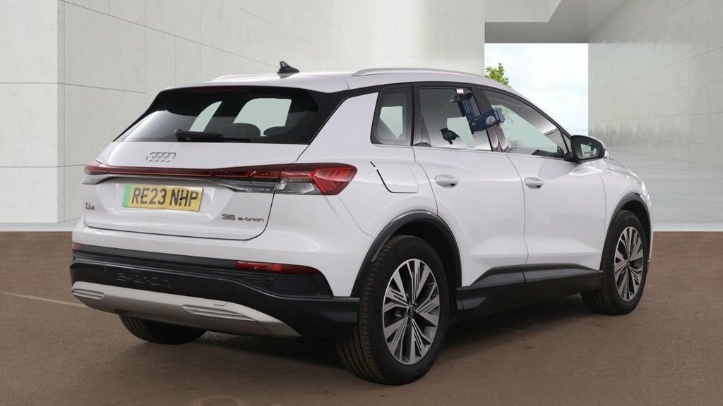 Audi Q4 E Tron Suv White #5